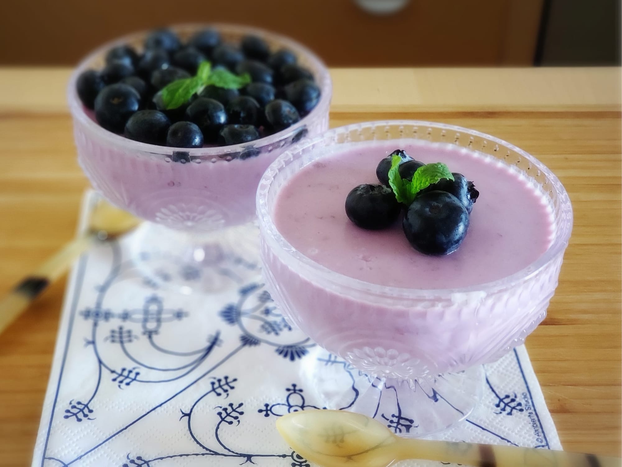 Blueberry Coconut Mousse - geefee Recipe