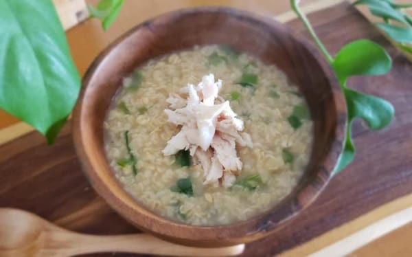 チキンのオートミール粥